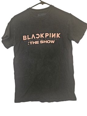 The Show Short Sleeve Tee - Black with Pink Logo
